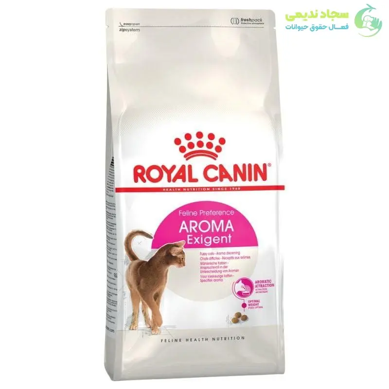 photo_۲۰۲۶-۰۲-۲۴_۱۲-۲۷-۳۲ غذا خشک گربه رویال کنین مدل Aroma Exigent وزن 2 کیلو